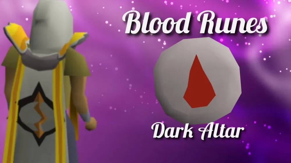 OSRS Mobile Runecrafting  Blood rune in Dark Altar Afk methods 