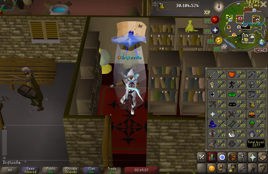Finally My first ever quest point cape   r2007scape
