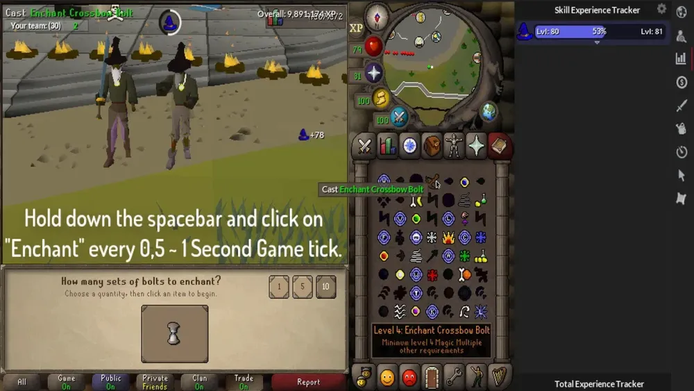 OSRS Magic Fastest XP Methods for Leveling 1-99