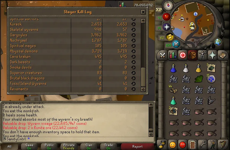 OSRS Fossil Island Wyvern Task Guide
