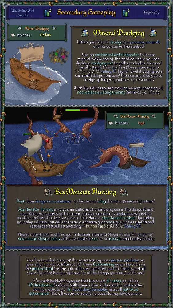 Adding A New Skill Sailing Core Gameplay  RuneNation  An OSRS PvM 