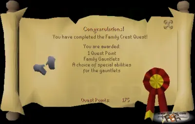 OSRS Family Crest Quest Guide