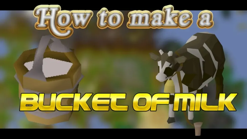 How to Make a Bucket of Milk OSRS Old School RuneScape  YouTube