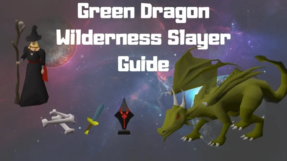 GREEN DRAGON Wilderness Slayer Guide OSRS Safest Strategy  YouTube