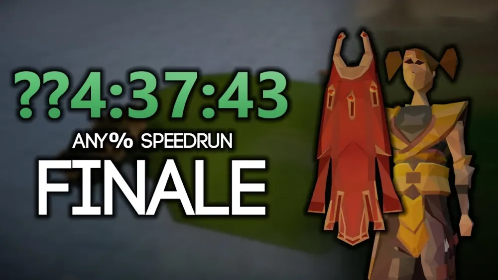 And The Final Time Is  Max Cape Speedrun Any OSRS  The Finale 