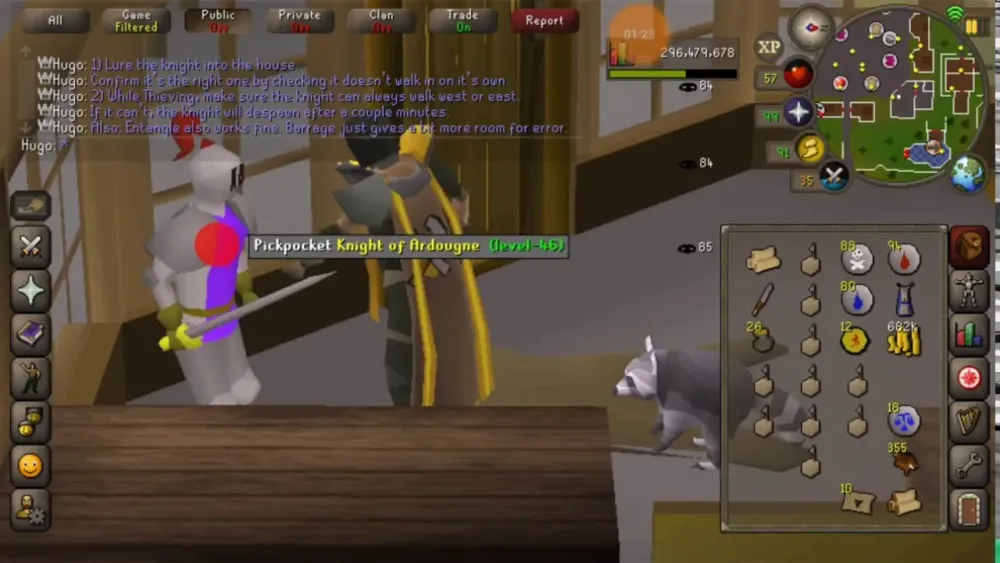 OSRS Thieving Knights of Ardougne Mobile  up to 250k xph  YouTube