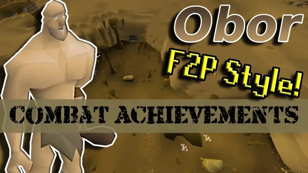 OSRS F2P Obor guide Combat Achievements  YouTube