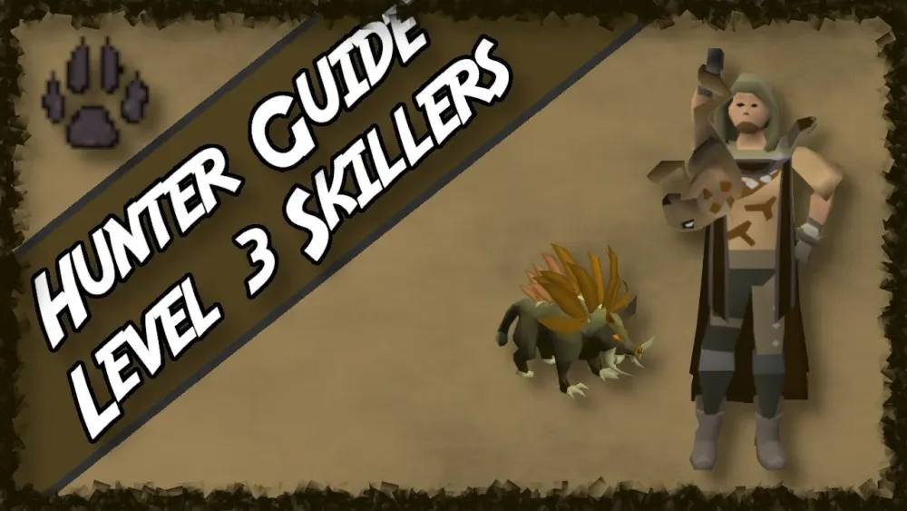 OSRS  1  99 Hunter Guide  Level 3 Skillers  YouTube