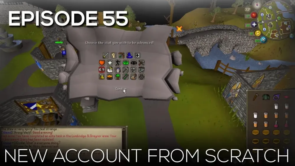 OSRS  New Account from Scratch  EP 55  ANOTHER ELITE DIARY COMPLETED 