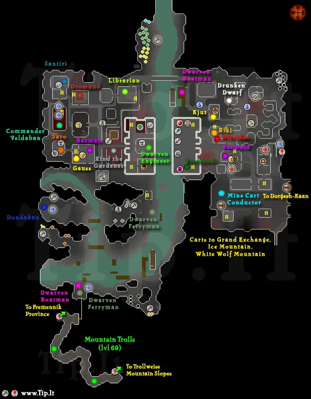 OSRS Giant Dwarf Color Guide for Keldagrim Quest