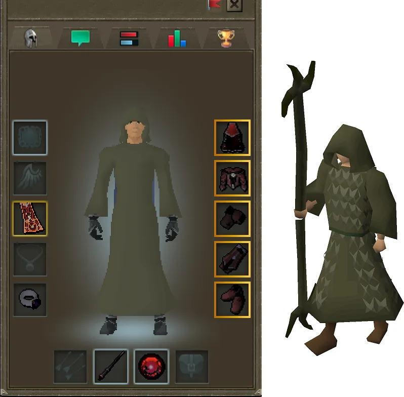 Retro Ahrims VS Low detail How it looks VS How it should  rrunescape