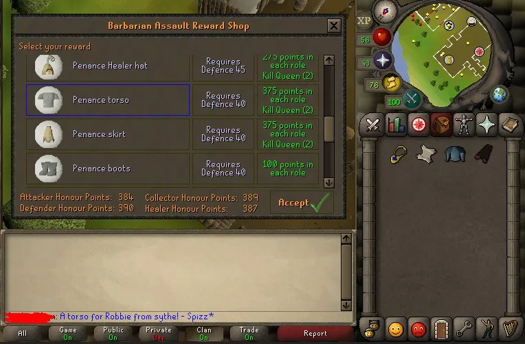 Osrs how to get the fighter torso