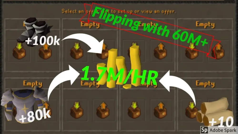 OSRS Flipping 17M Profit in an hour  YouTube