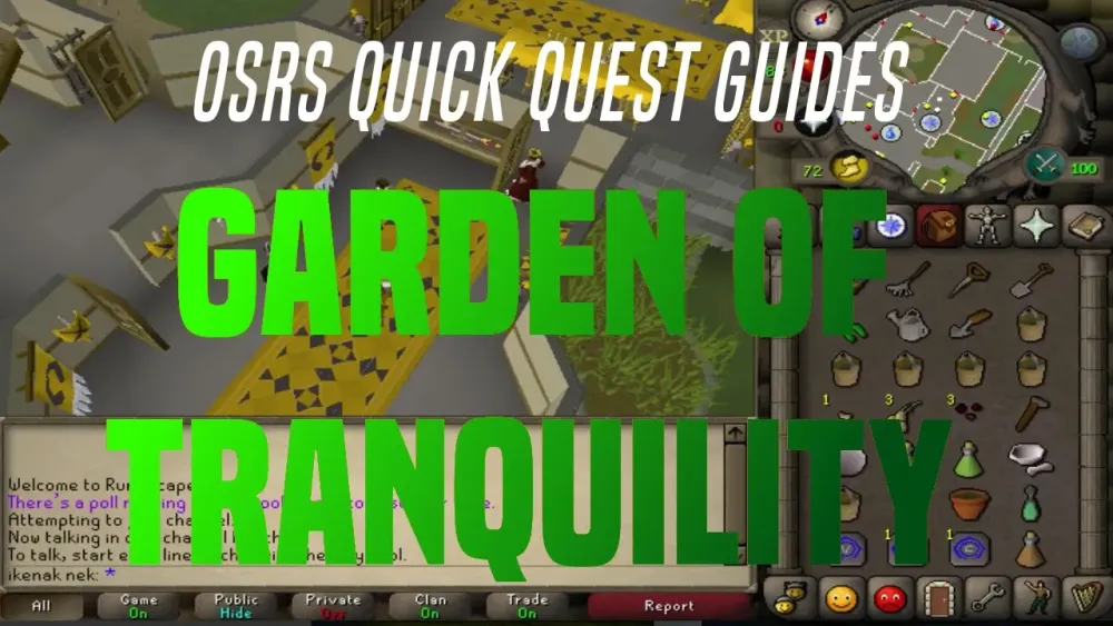 Garden of Tranquility OSRS A Comprehensive Quest Guide