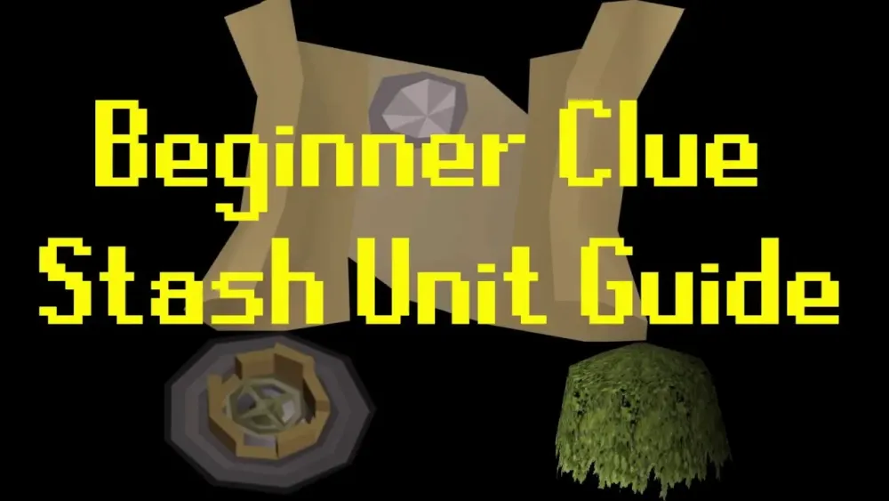 OSRS Beginner Clue Scroll Stash Units Guide  YouTube