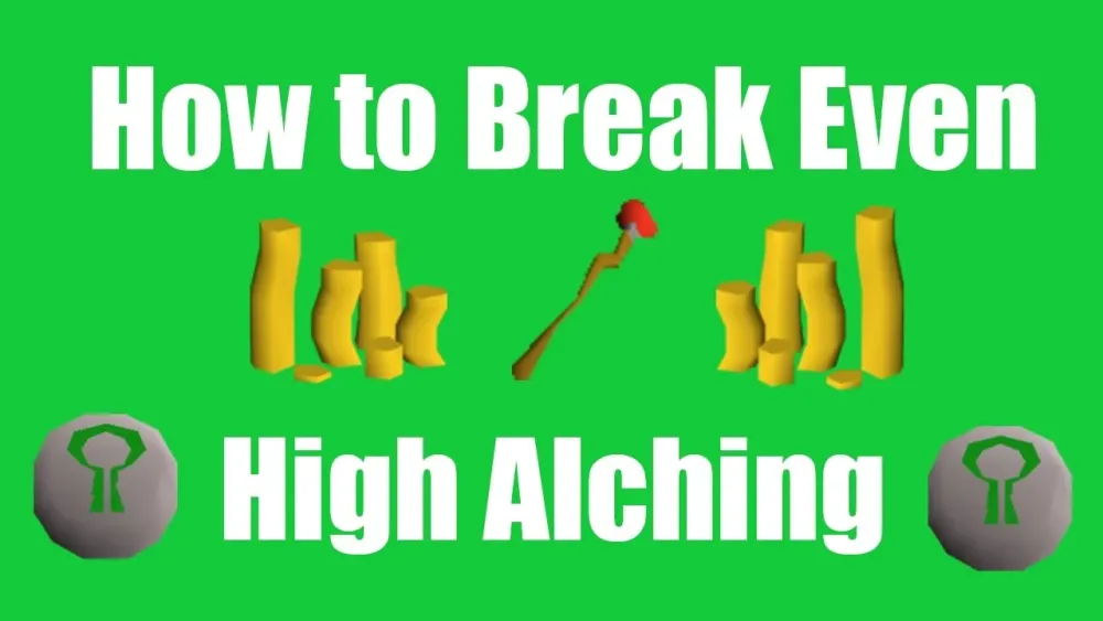 OSRS How to Break Even High Alching  Oldschool Runescape High 