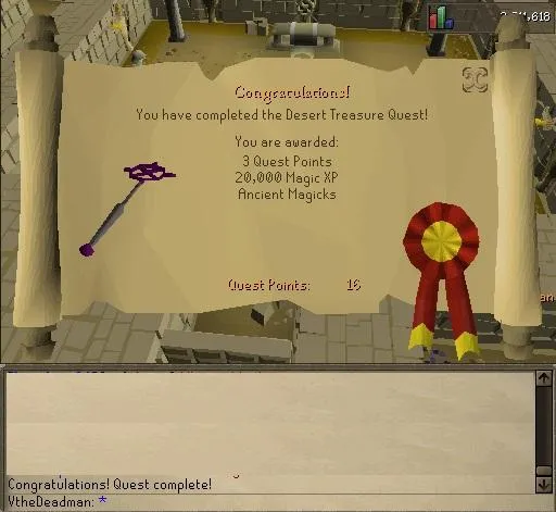 DMMDesert Treasure  r2007scape