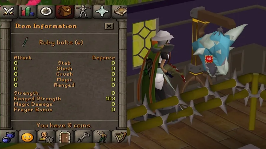 Best Bolts for Training OSRS