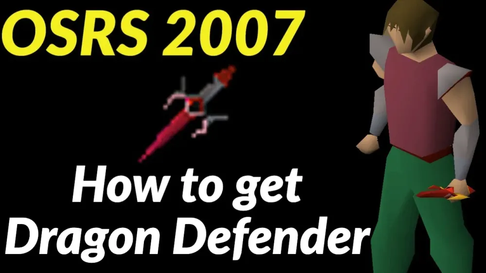 How to Get a Dragon Defender  OSRS 2007  YouTube