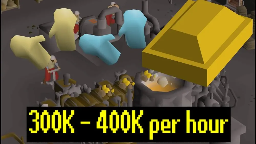 OSRS Goldsmith Gauntlets Blast Furnace Guide for Maximum Smithing XP