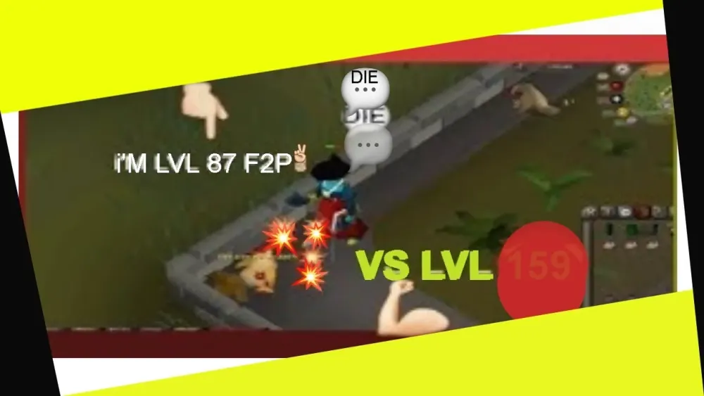   EVIL CHICKEN lvl 159 of OSRS respawn at free to play world   