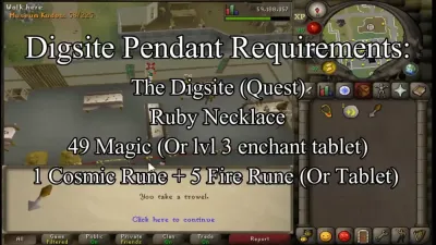 OSRS Mounted Digsite Pendant Guide for Efficient Fossil Island Access
