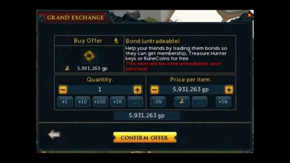How Much Are Bonds in Old School RuneScape A Cost and Value Guide