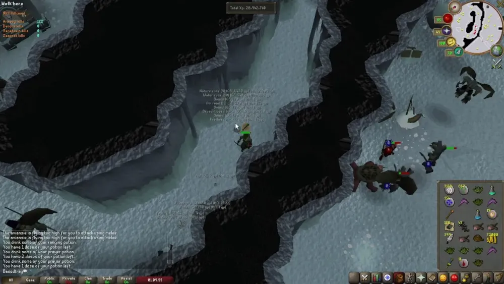 Aviansie slayer task in 2009 for easy adamant bars OSRS 2009scape 