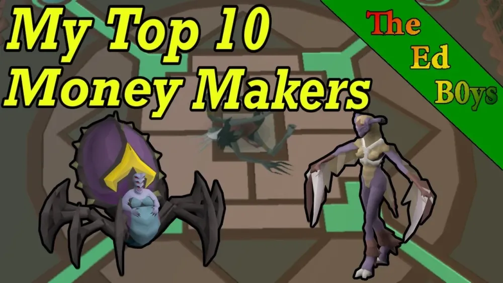 My Top 10 Favorite Money Makers  OSRS Top 10 Money Making Methods 