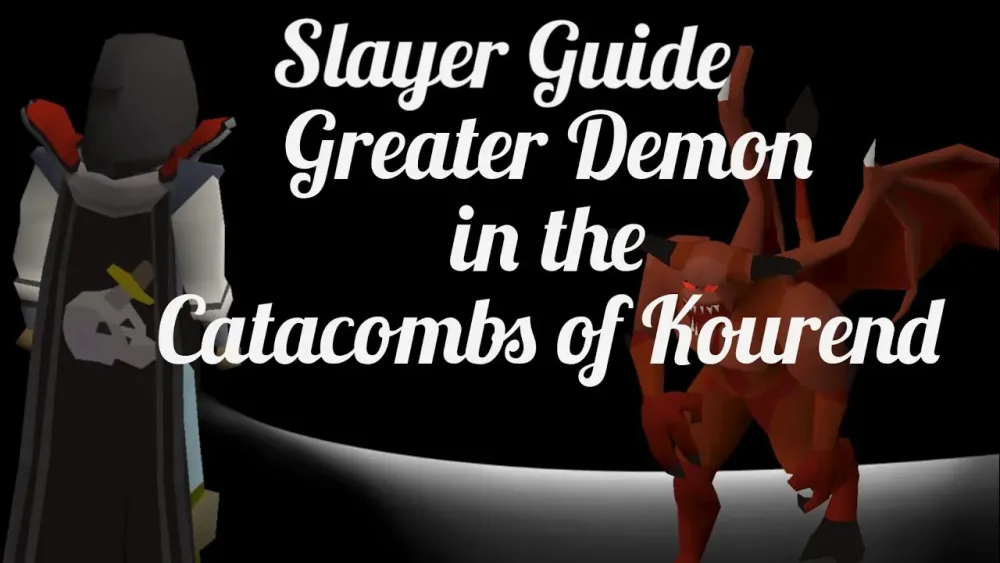 OSRS Mobile Slayer Task Greater Demon in the Catacombs of Kourend 