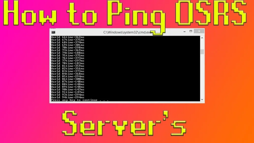 How to Ping OSRS Servers for a Lag-Free Gaming Experience