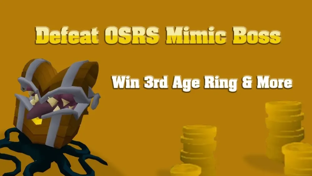 Fight OSRS The Mimic Boss from Apr 11 for Ring of 3rd Age  More  YouTube