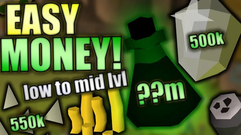 EASY LOW TO MID LEVEL MONEY MAKING GUIDE29m GP PER HOUR OSRS 