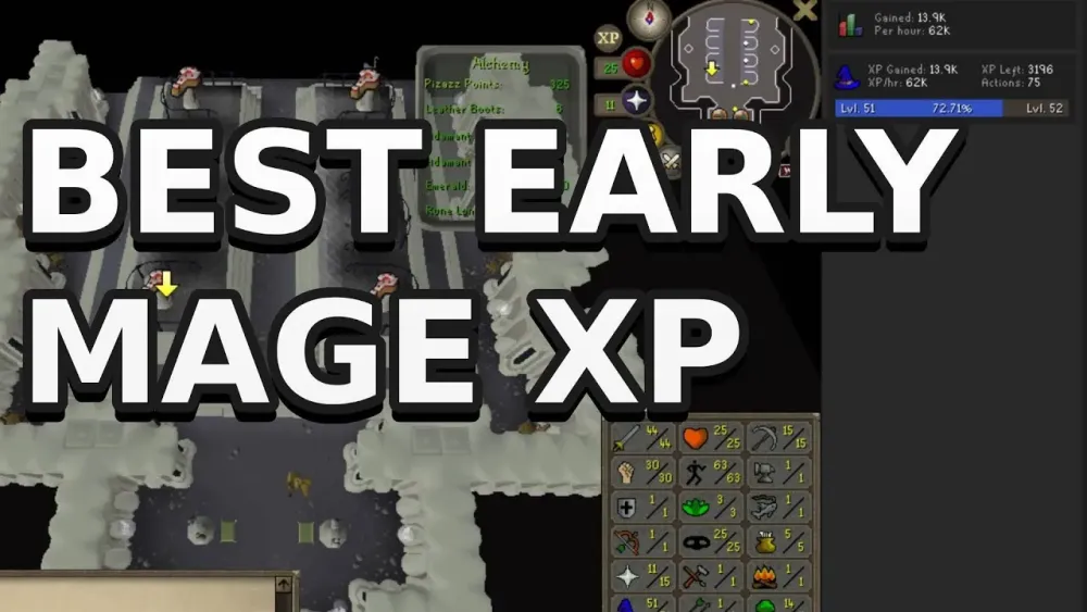 OSRS Mage Training Arena Alchemy Room  Best Low Level Mage XP In The 
