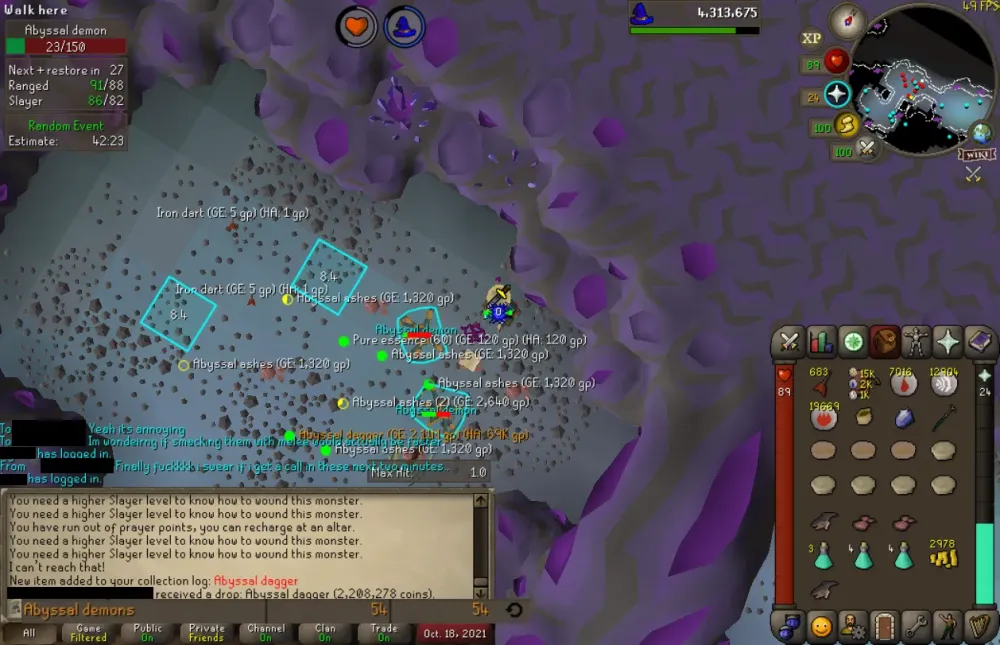 OSRS Abyssal Bludgeon vs Dagger A Comprehensive Comparison