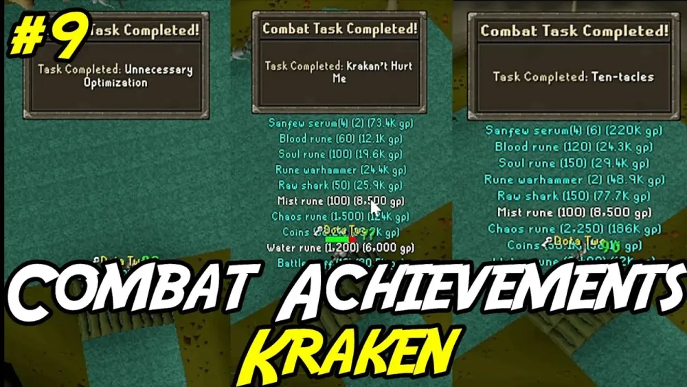 Kraken Combat Achievements OSRS Ultimate Guide