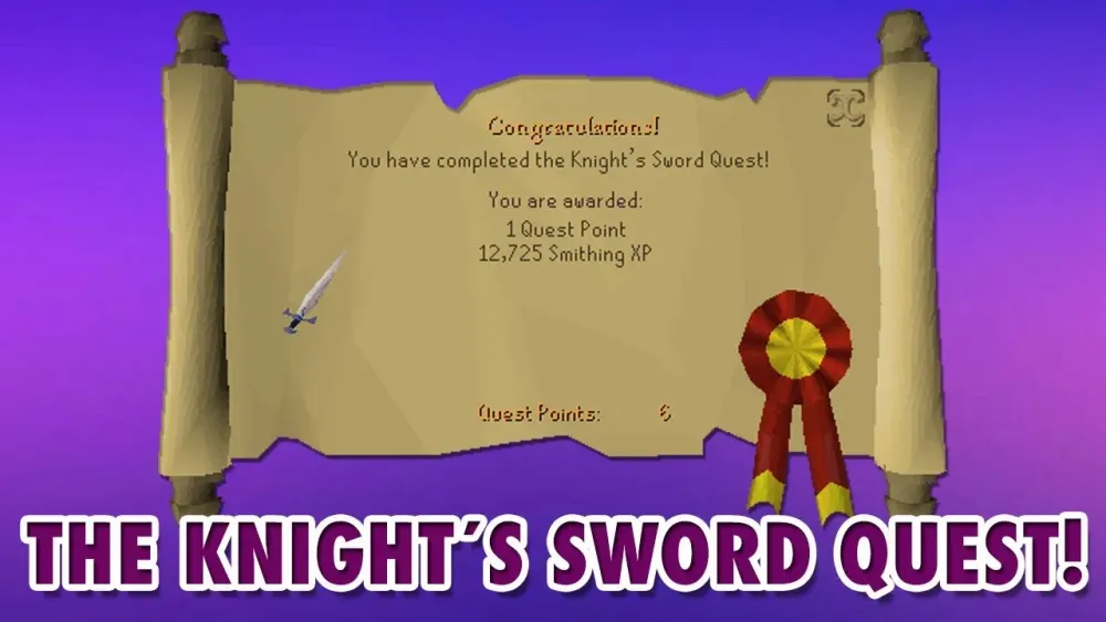 OSRS The knights sword Quest guia ESPAOL 2020  YouTube