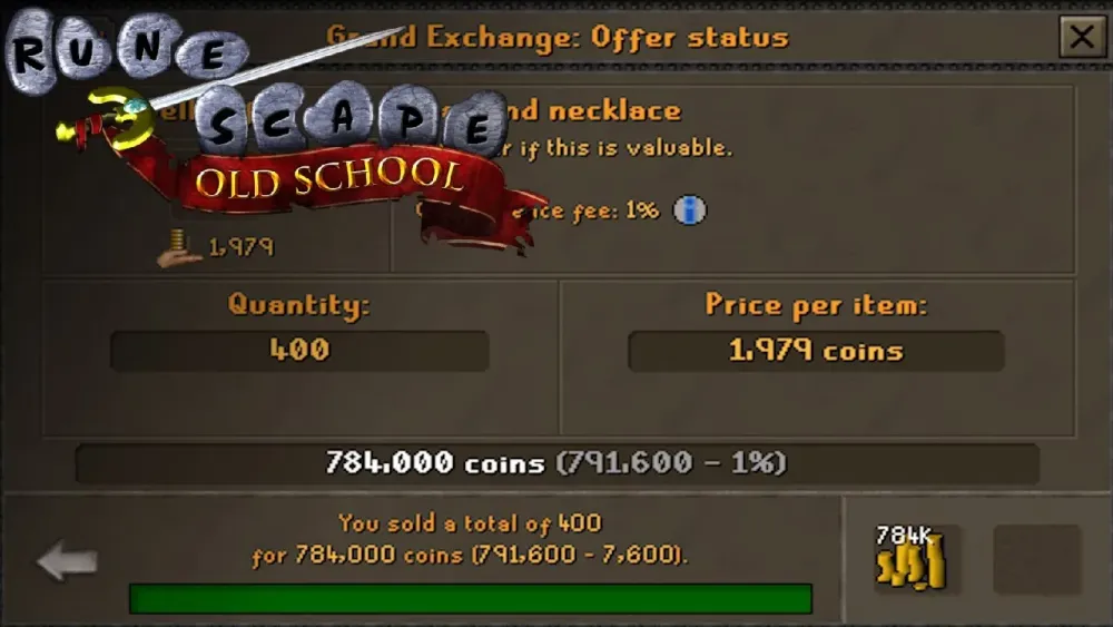 Diamond Necklace Money Making Method  August Tries OSRS Money Making 