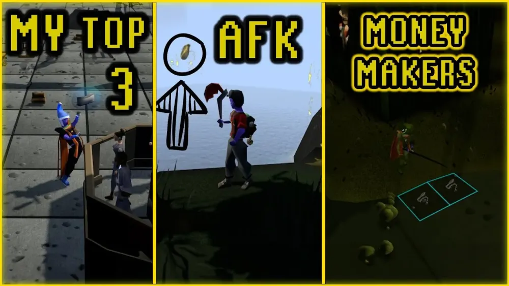 Most AFK Money Making Methods in OSRS 2025
