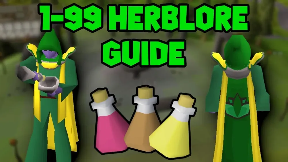 OSRS 199 Herblore Guide  Updated Herblore Guide 2024  YouTube