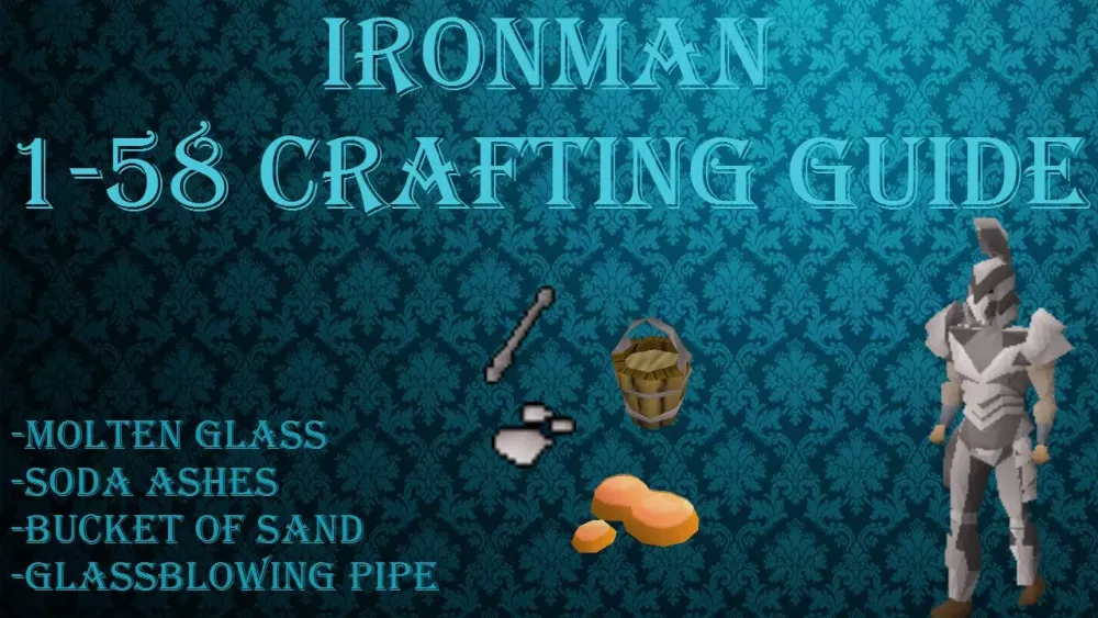 OSRS IRONMAN CRAFTING GUIDE 158 Crafting guide for IRONMEN  YouTube