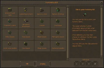 OSRS Forestry EXP Rates Guide