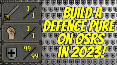 OSRS 13 Defence Pure Guide Ultimate Build for PvP and PvM