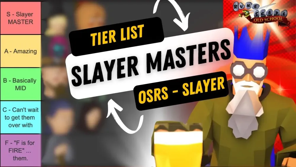 Ultimate Slayer Master Tier List  For Beginners to Slayer OSRS  YouTube