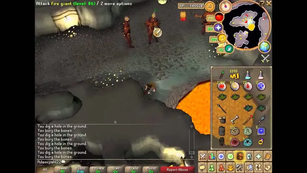 Runescape Slayer Guide  Fire Giants HD  YouTube