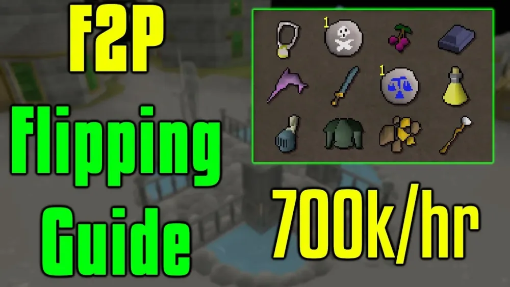 OSRS F2P Flipping Guide  How to make BANK in F2P  YouTube