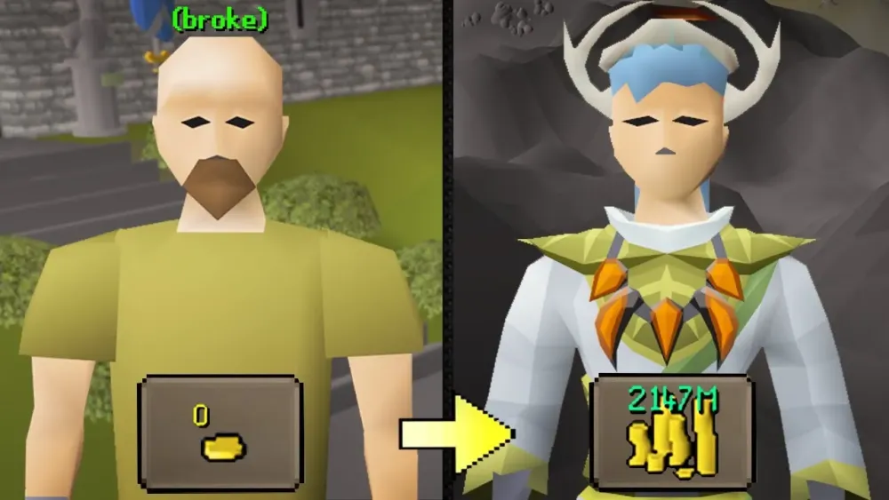 0 GP to 2 Billion GP From Scratch on OSRS 1  YouTube