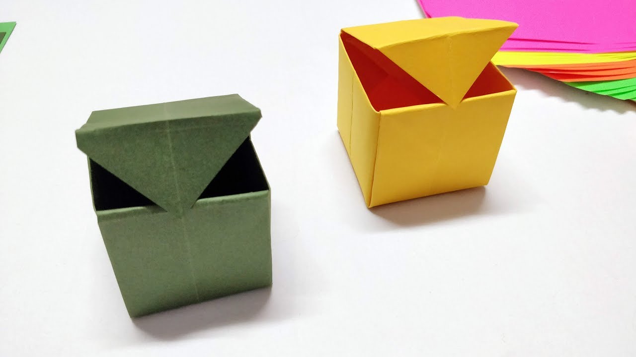 How To Make Origami Box  Howto Techno