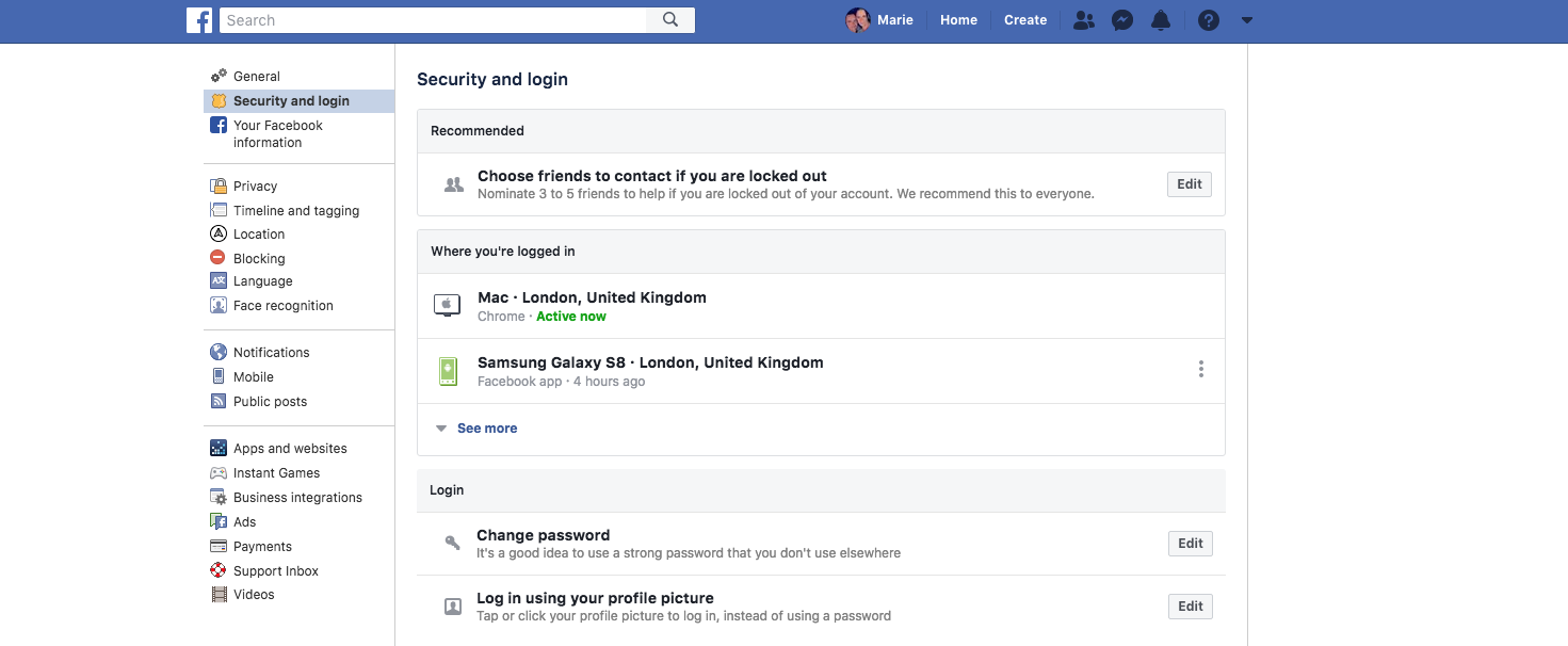 How to Change your Facebook Password  Tech Advisor