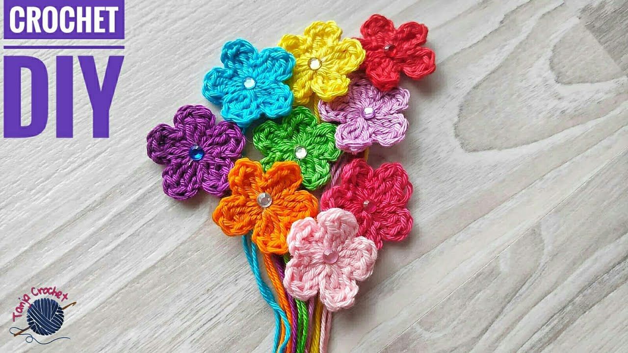 Easy Crochet Flowers Tutorial for Beginners